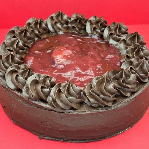 Chocolate & Strawberry Cake