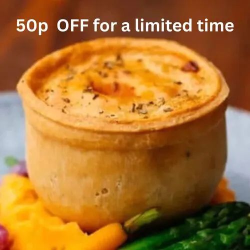 Chestnut Mushroom,  Squash & Spinach Pie 300g