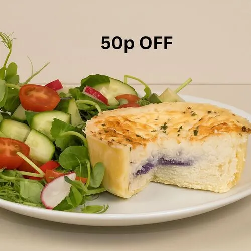 Goats Cheese & Red Onion Tart