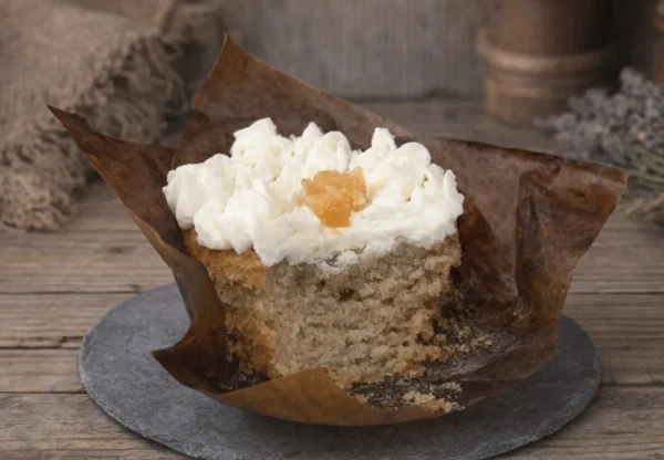 Ginger and Lemon Frosting Muffin