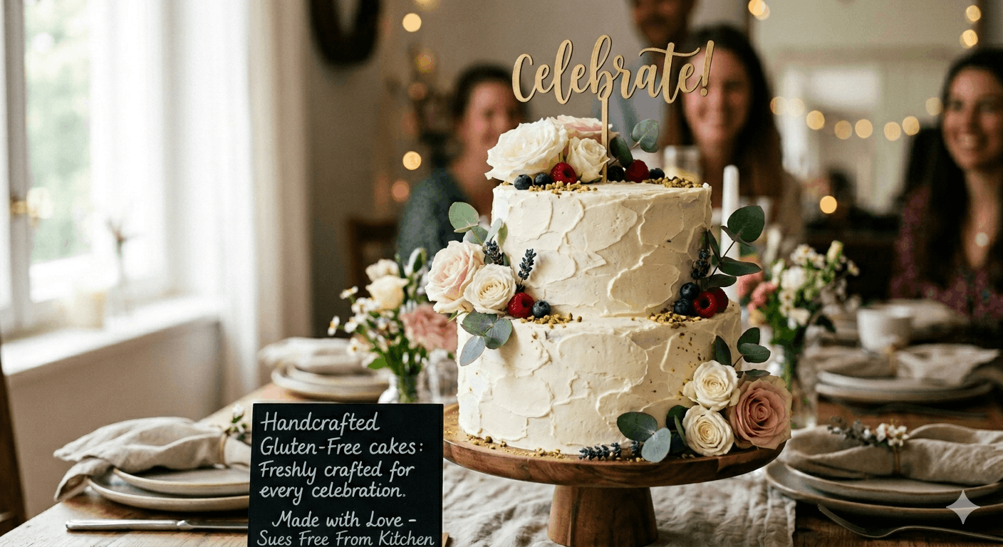 Handcrafted Gluten Free cakes: Freshly crafted for every celebration