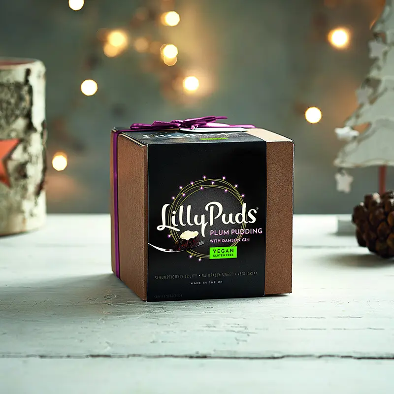 Plum Pudding with Damson Gin 2 x 120g