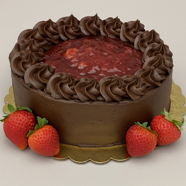 Chocolate & Strawberry Luxury Cake